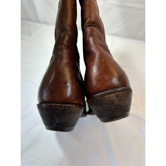 Cole Haan Womens Western boots  Brown Leather size 6.5 - Picture 5 of 12